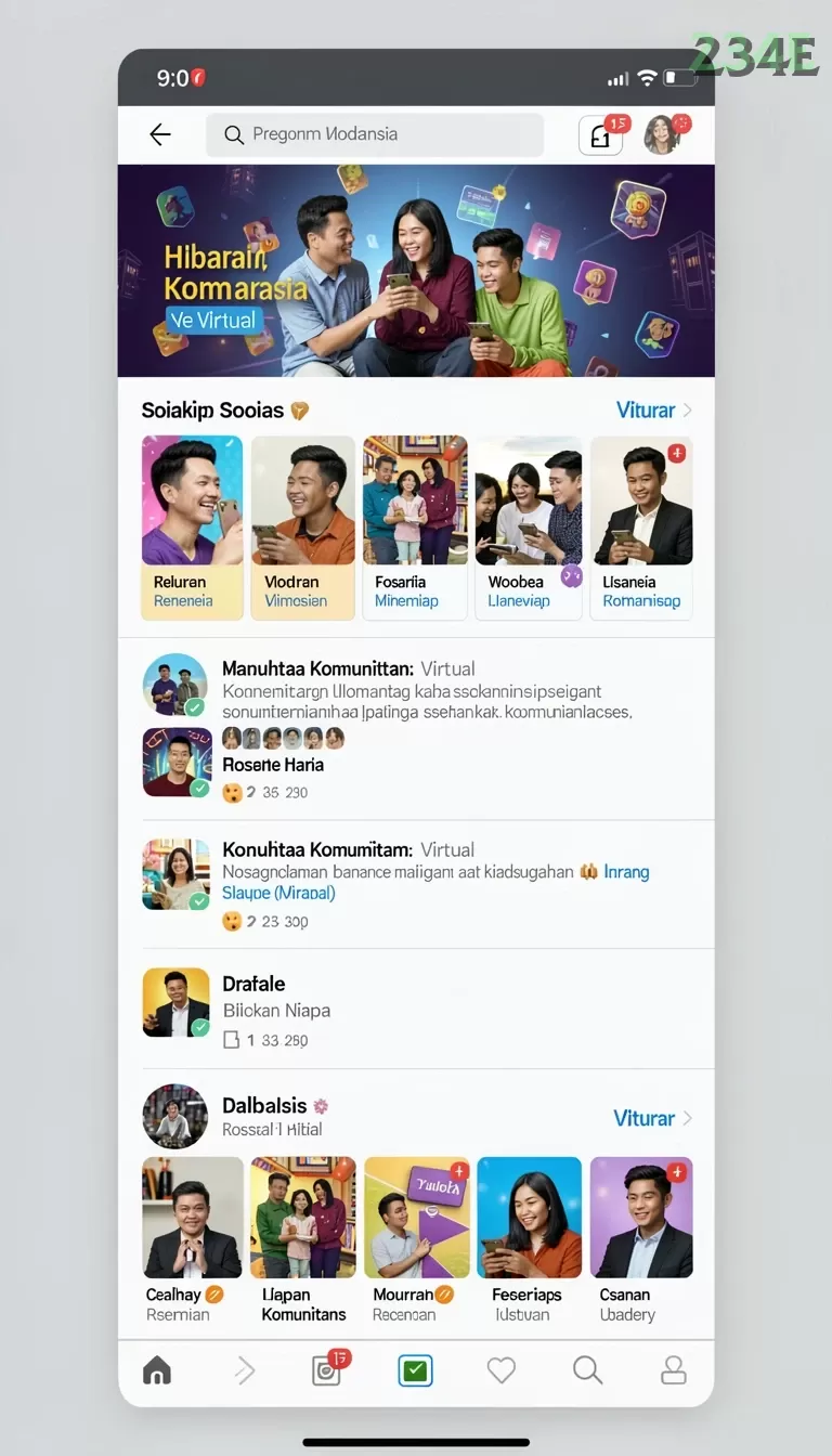 Cuplikan layar V96 — pengaturan akun