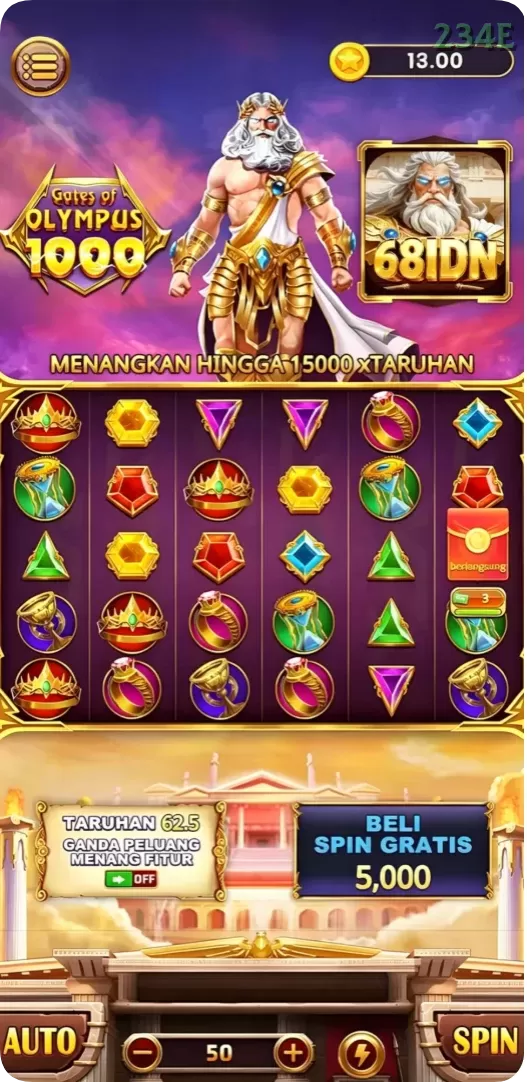 Cuplikan layar 77RL — halaman utama